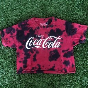 Coca-Cola Tie- Dye Crop Top